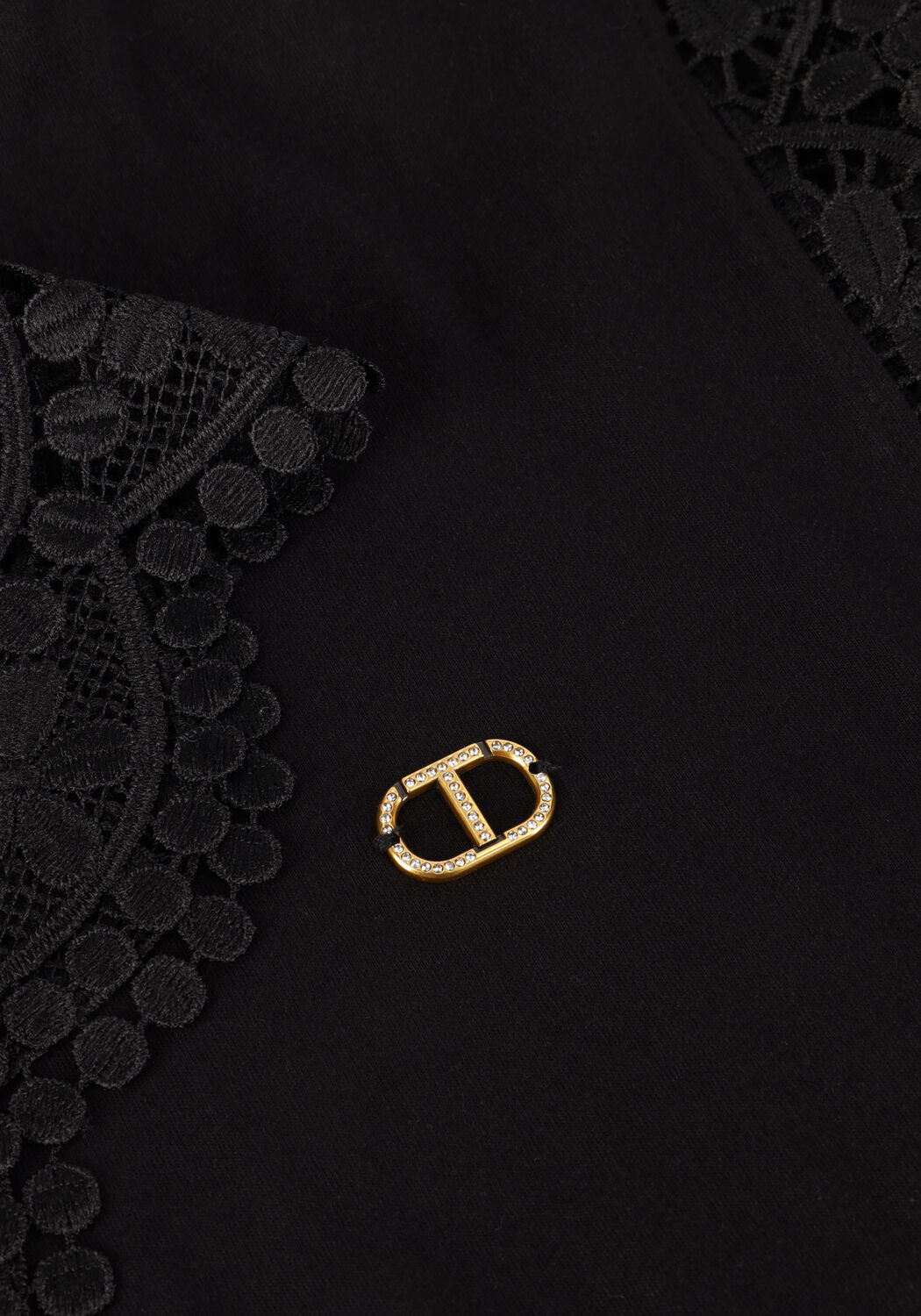 Zwarte TWINSET MILANO Tops & T-shirts 251TT2411 - large