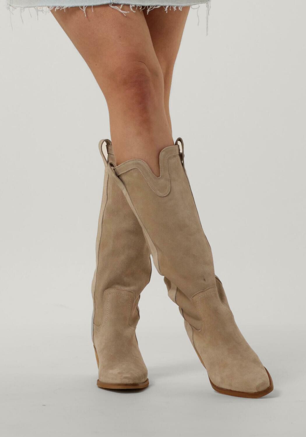 Beige NOTRE V Cowboylaarzen AQ310 Omoda