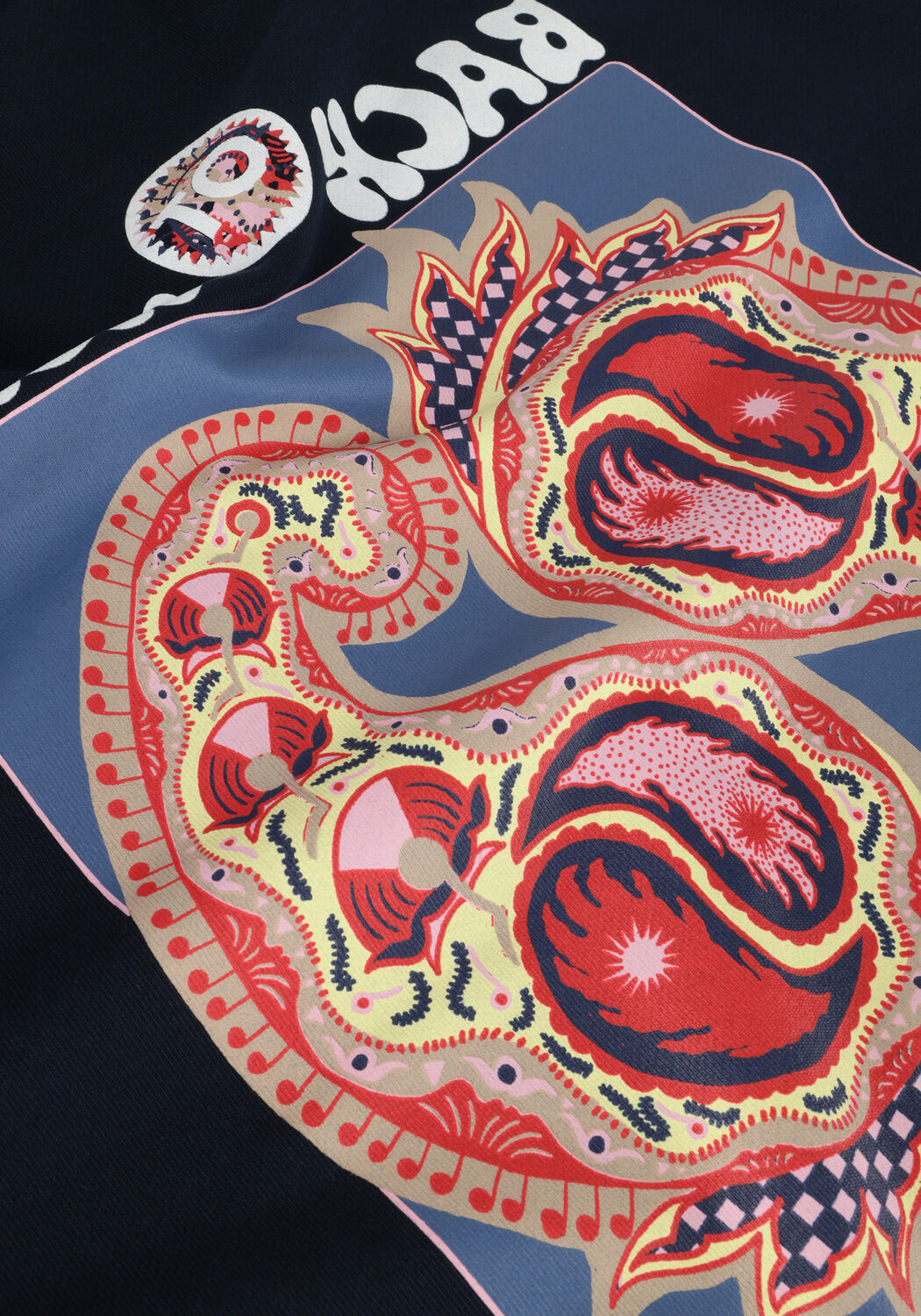 Donkerblauwe SCOTCH & SODA Sweater FESTIVAL AW SWEATSHIRT - large