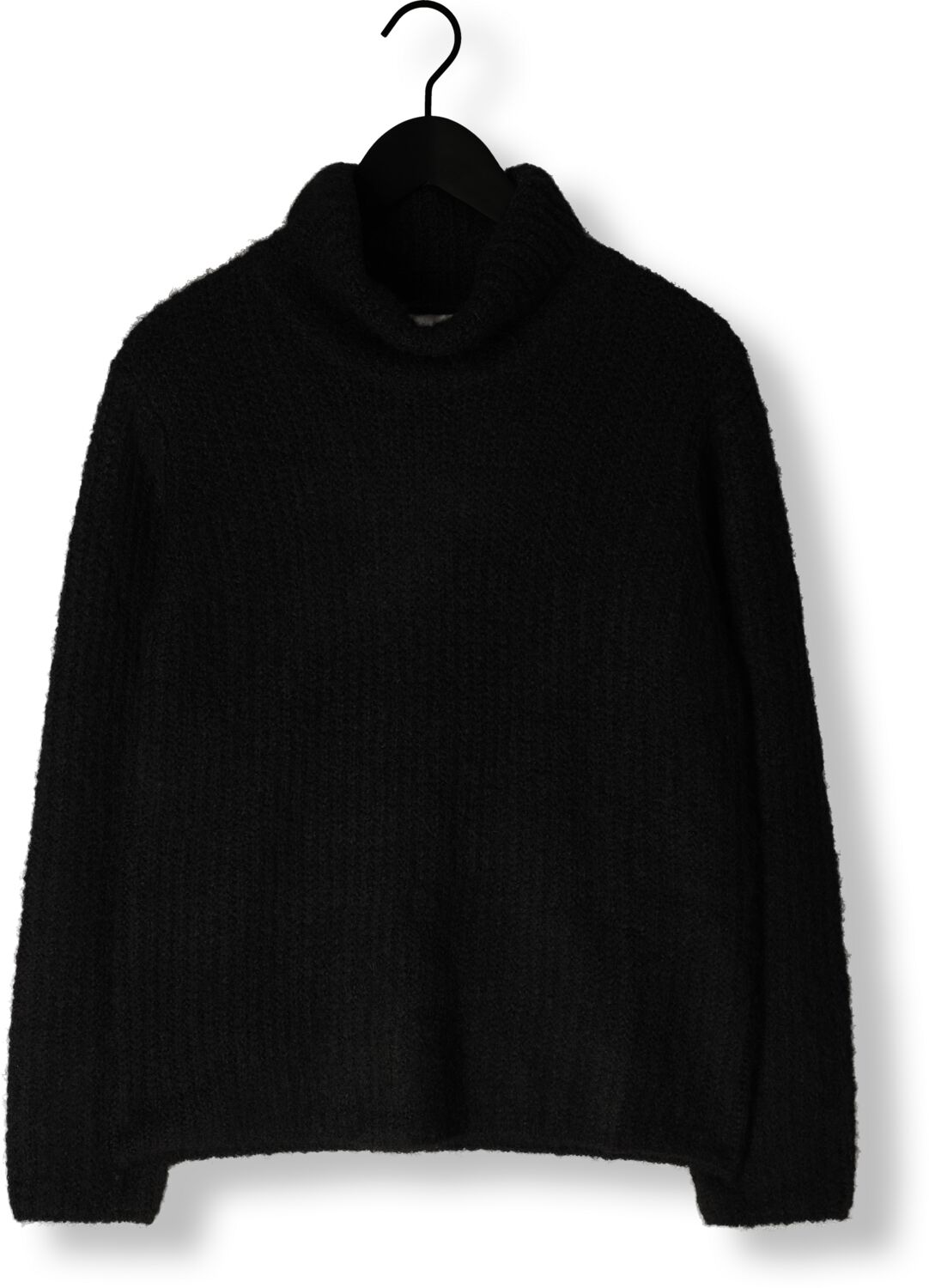MY ESSENTIAL WARDROBE Dames Truien & Vesten Meenamw Knit Rollneck Zwart