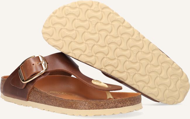 Cognac BIRKENSTOCK Slippers GIZEH BIG BUCKLE  Cognac BIRKENSTOCK Slippers GIZEH BIG BUCKLE  - large