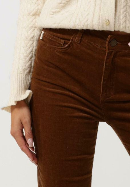 Bruine FABIENNE CHAPOT Flared broek EVA CORDUROY FLARE TROUSERS - large