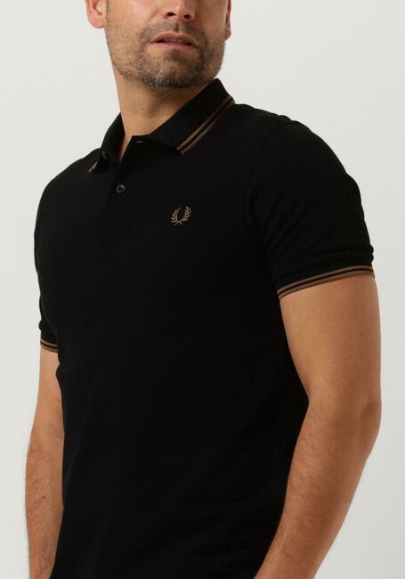 Zwarte FRED PERRY Polo TWIN TIPPED FRED PERRY SHIRT - large
