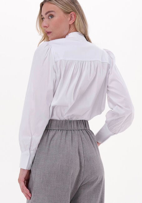Witte LEVETE ROOM Blouses LR-ISLA SOLID 62 SHIRT - large