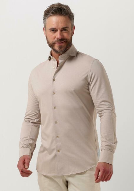Beige PROFUOMO Klassiek overhemd PPUH10055 - large