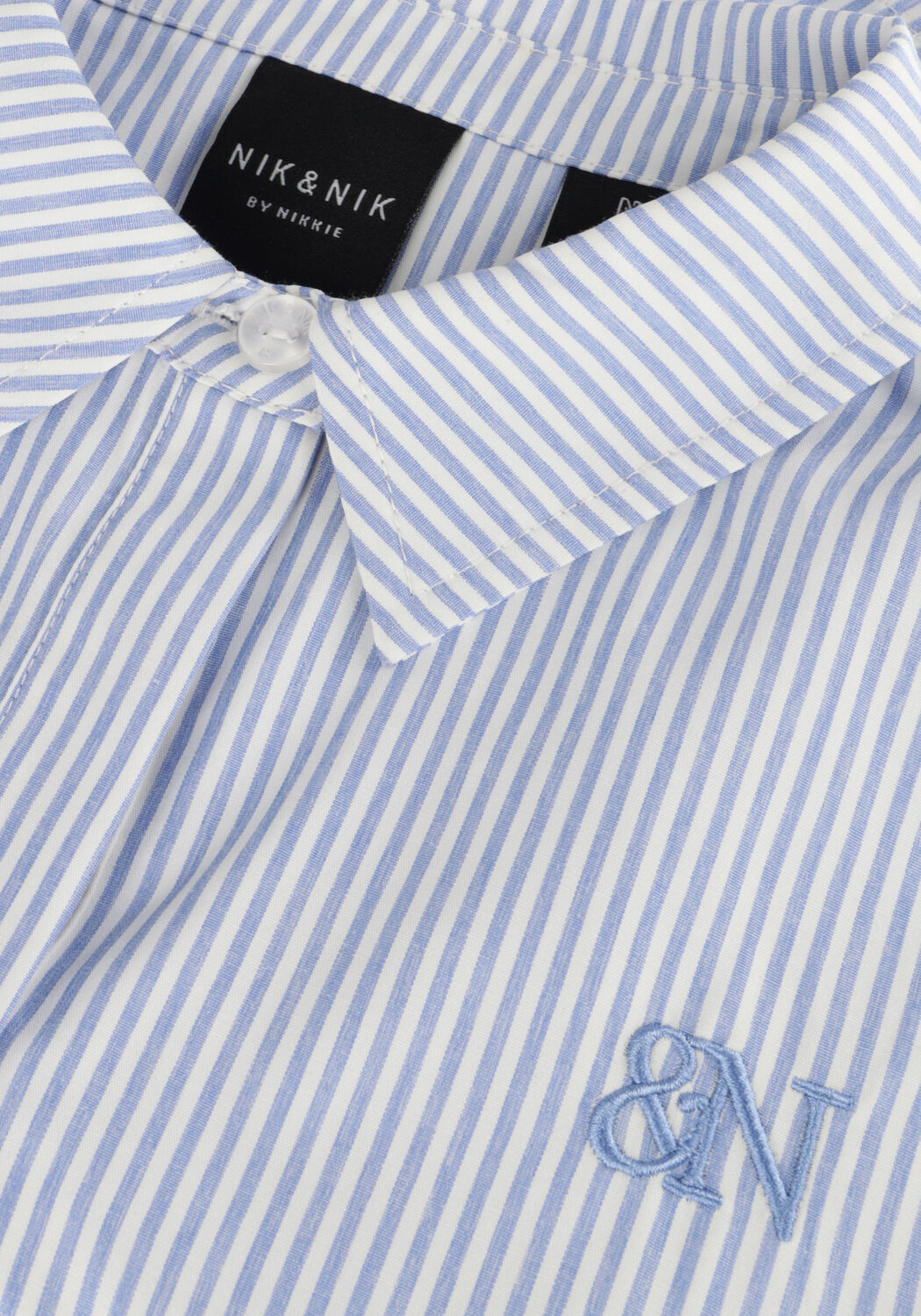 Lichtblauwe NIK & NIK Blouses SHAZI BLOUSE - large