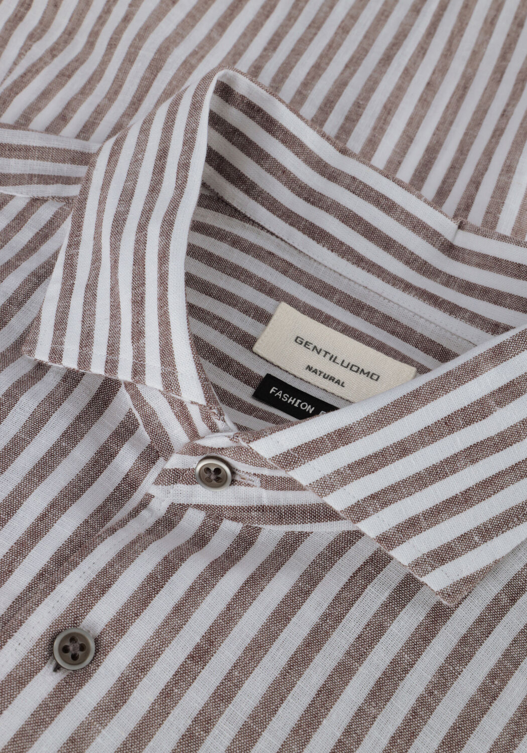 Bruine GENTILUOMO Casual overhemd S9324-530 - large