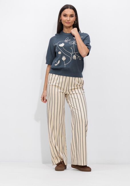 Blauwe OBJECT Trui OBJLANEY RUBIN SS PULLOVER - large