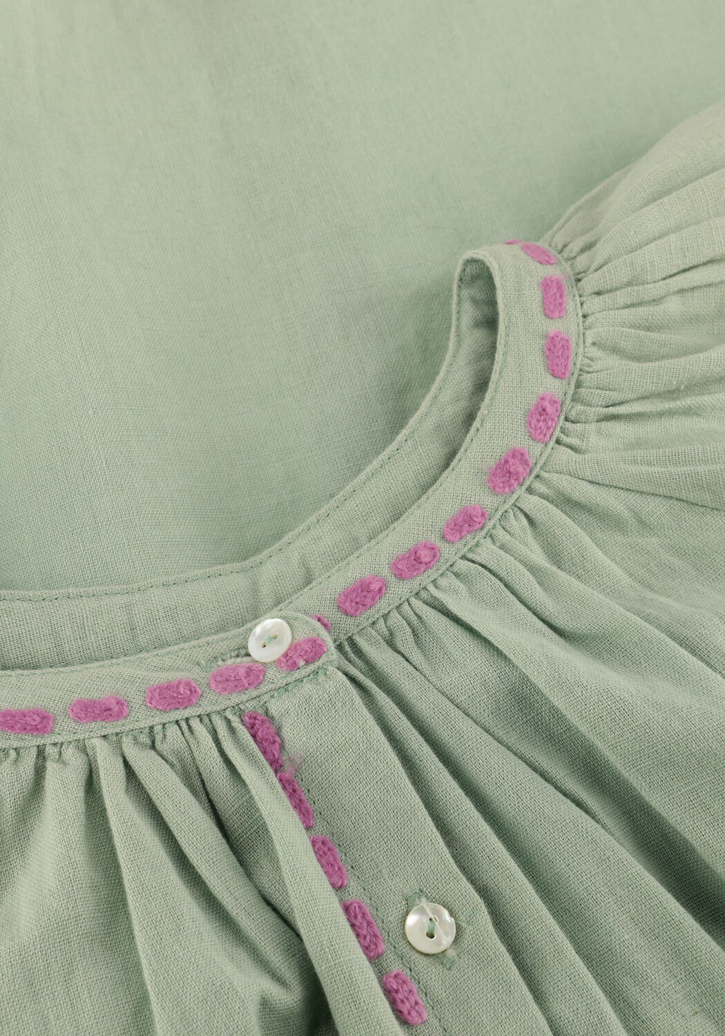 Groene JENEST Blouses COLETTE BLOUSE - large