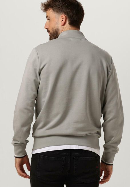 Beige FRED PERRY Sweater HALF ZIP SWEATSHIRT - large