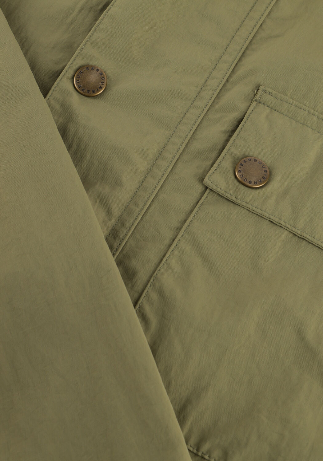 Groene BARBOUR Jack MODIFIED SOLWAY SHOWERPROOF - large