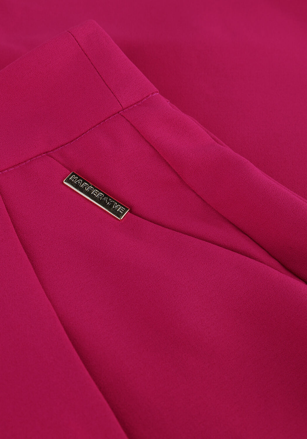 Fuchsia HARPER & YVE Wijde broek ROSIE-PA - large