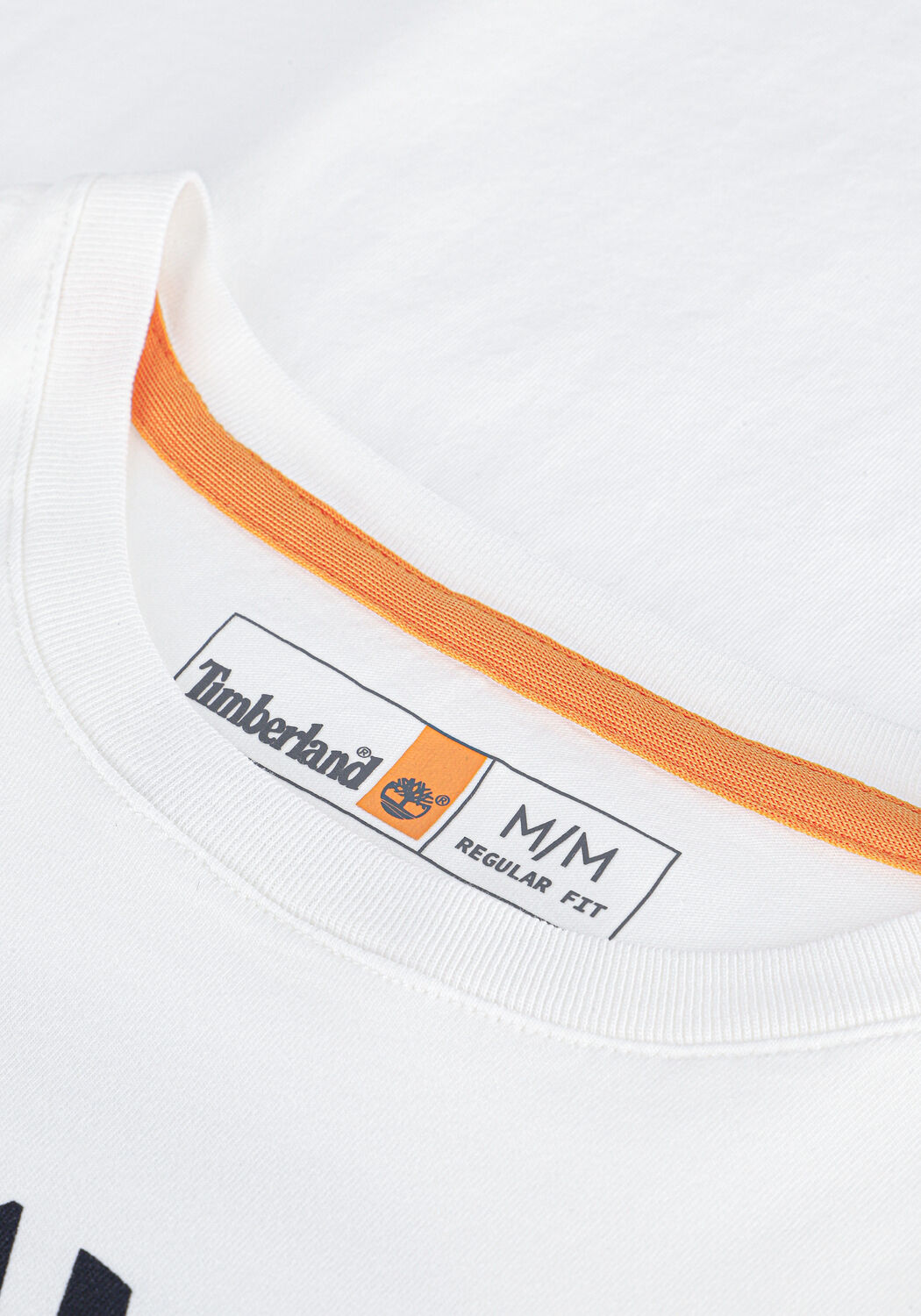 Witte TIMBERLAND T-shirt SS K-R BRAND 