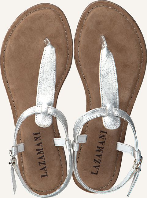Zilveren LAZAMANI Platte sandalen 75.422 Zilveren LAZAMANI Platte sandalen 75.422 - large