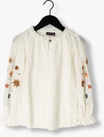 Gebroken wit LIKE FLO Blouse WOVEN BLOUSE WITH EMBROIDERY SLEEVES - medium