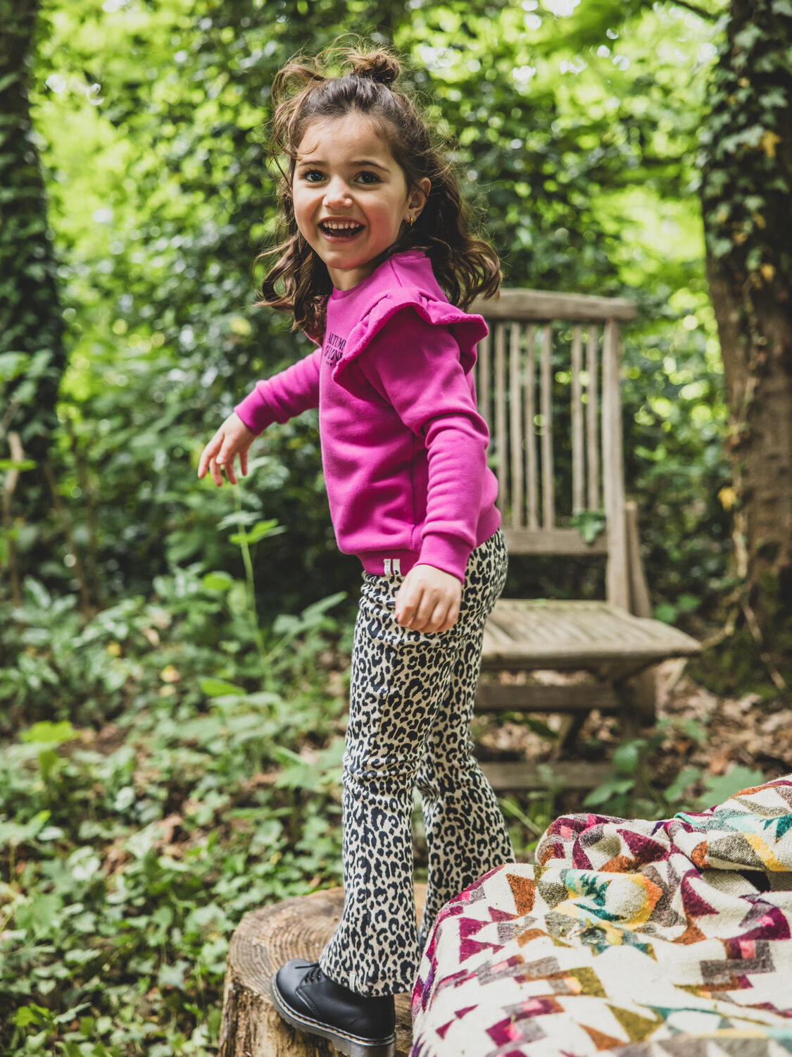 Fuchsia LOOXS Little Sweater 2531-7307 - large