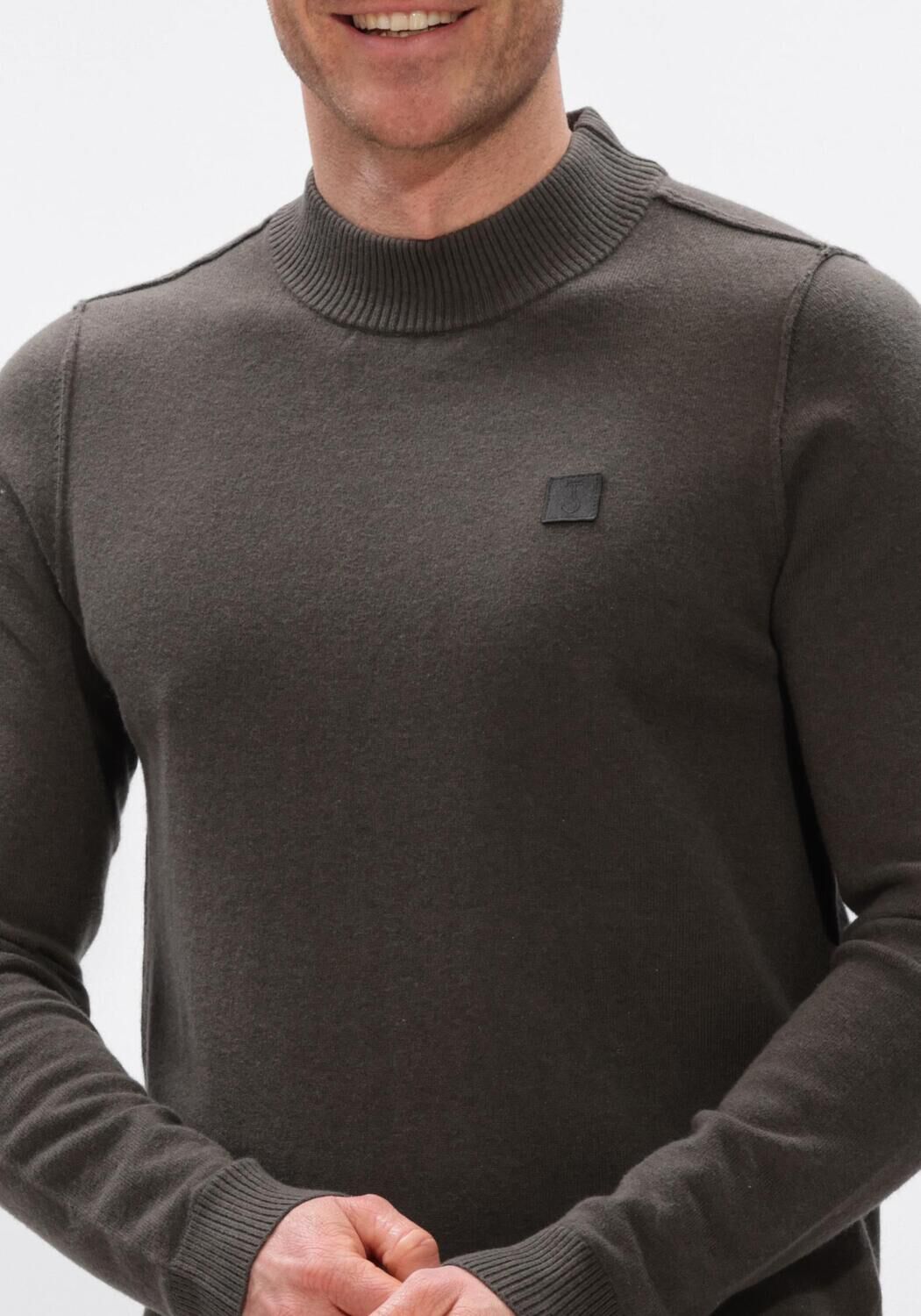 Bruine BUTCHER OF BLUE Trui CLIFDEN MOCK - large