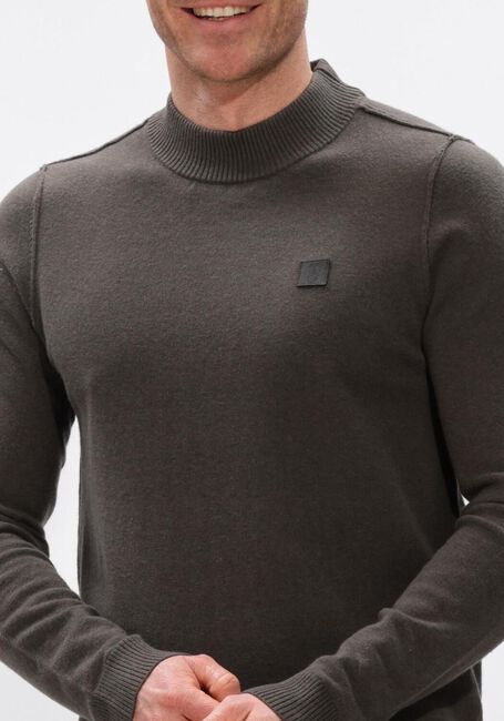 Bruine BUTCHER OF BLUE Trui CLIFDEN MOCK - large