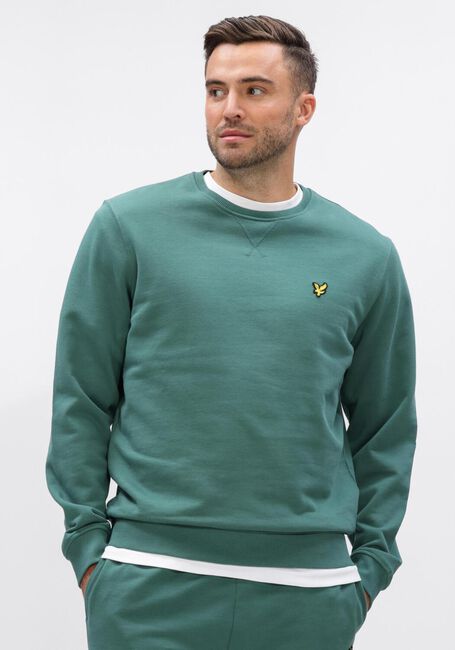 Groene LYLE & SCOTT Sweater CREW NECK SWEATSHIRT - large