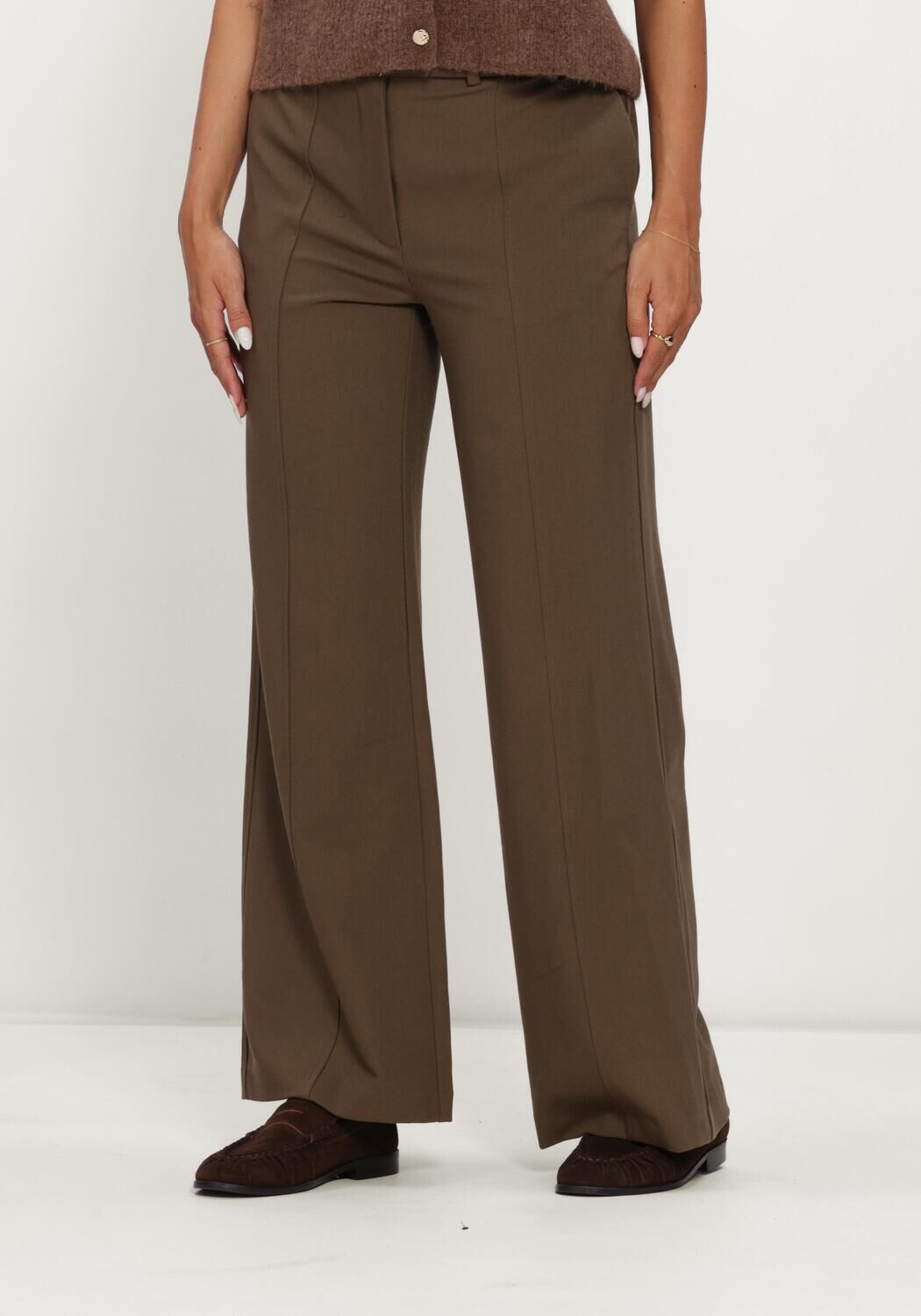 Groene CO'COUTURE Broeken AMIDACC BELT PANT - large