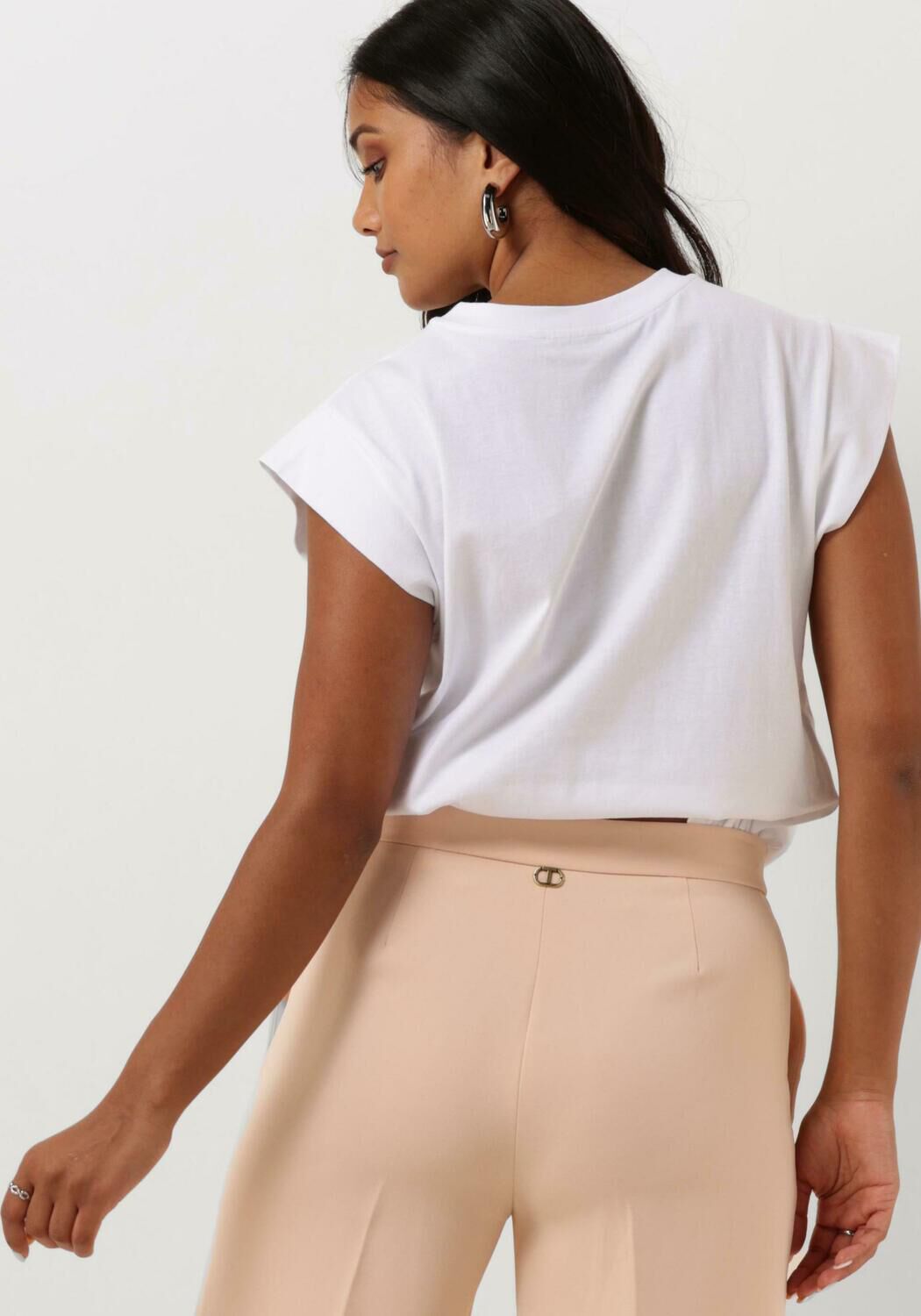 TWINSET MILANO Dames Tops & T-shirts 241tp2213 Wit