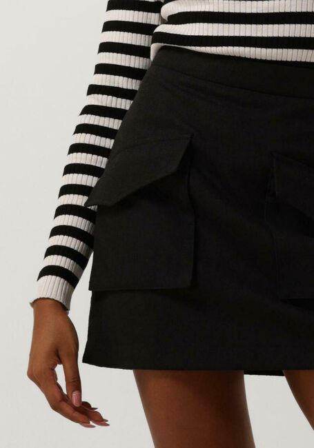 Zwarte NEO NOIR Minirok JANET STRUCTURE SKIRT - large