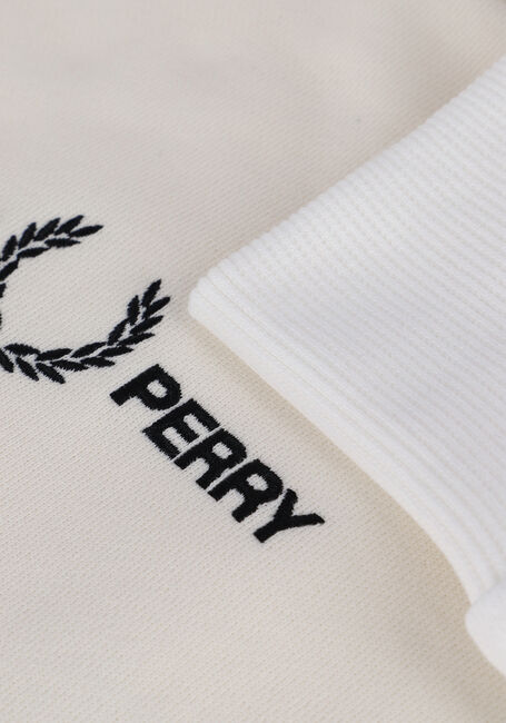 Witte FRED PERRY Sweater COLOURBLOCK SWEATSHIRT - large
