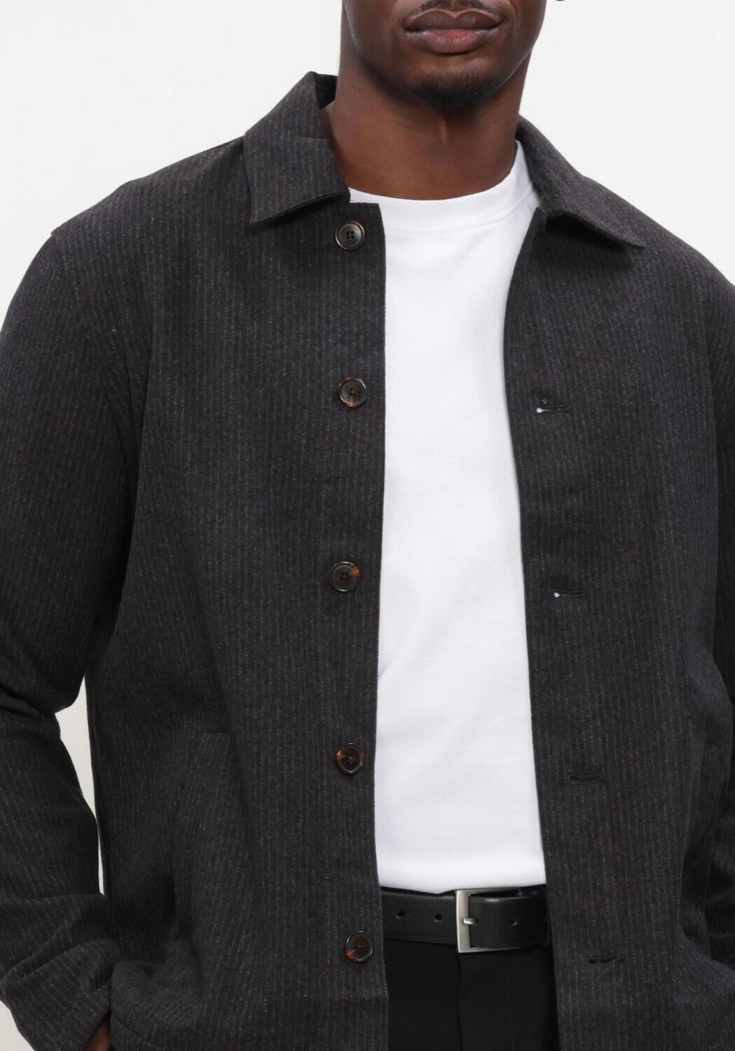 Donkergrijze MATINIQUE Overshirts MAORIGNAL - large