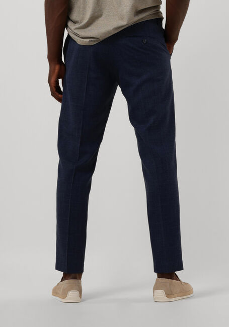 Donkerblauwe SELECTED HOMME Pantalon SLHSLIM-OASIS LINEN TRS NOOS - large