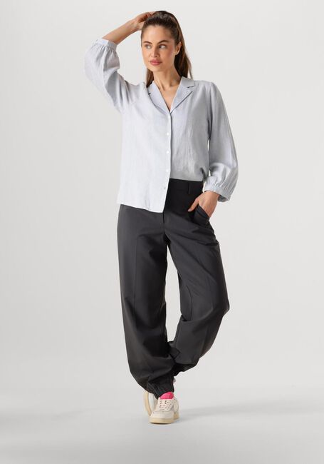 Lichtblauwe MSCH COPENHAGEN Blouses MSCHPENNIE GINIA 3 4 SHIRT - large