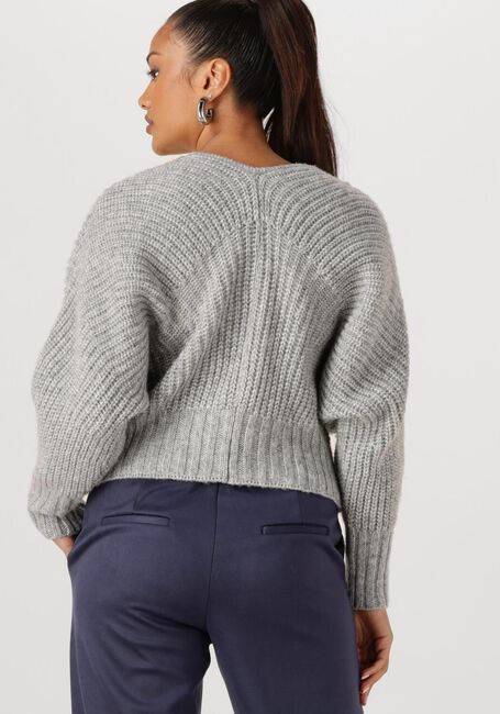 Grijze NUKUS Trui JOLIJN CARDIGAN - large