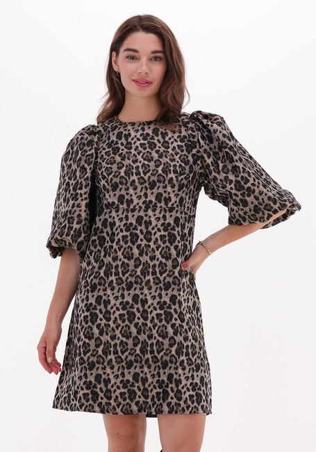 Leopard CO'COUTURE Mini jurk YOYO ANIMAL DRESS - large
