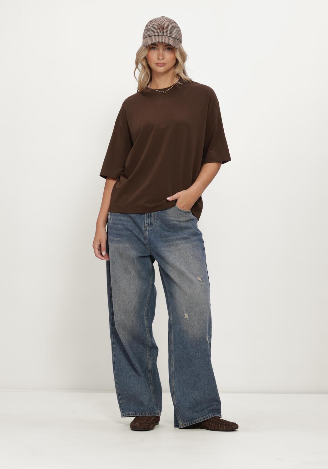 ELEH Dames Tops & T-shirts Efw260242 Bruin