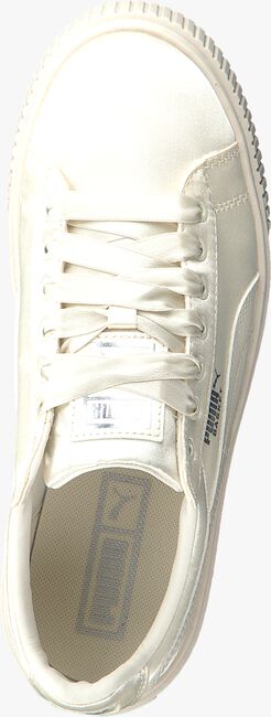 Witte PUMA Sneakers BASKET PLATFORM TWEEN JR  - large