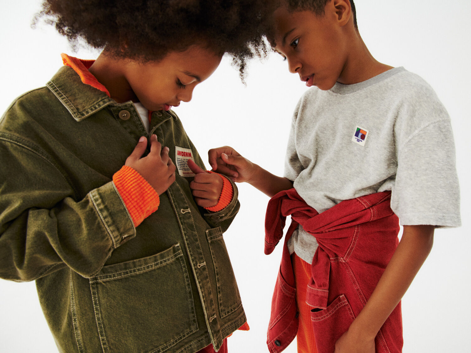 AMERICAN VINTAGE Jongens Polo's & T-shirts Gamipy Grijs