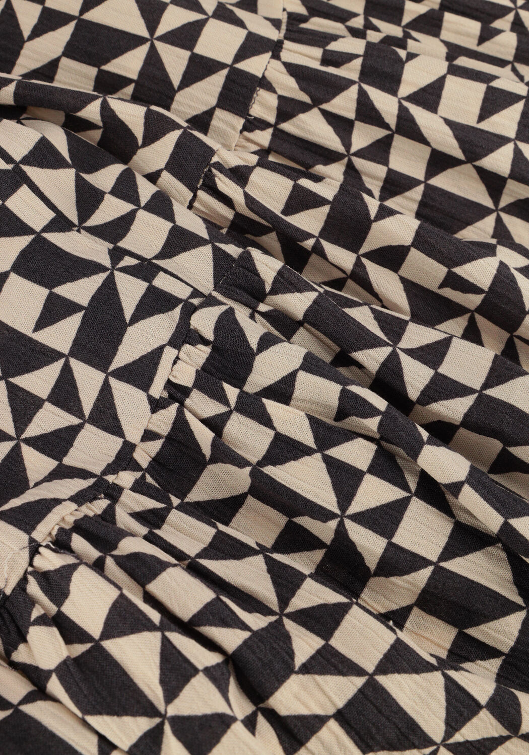 Zwarte BY-BAR Maxi jurk HAYLEY GRAPHIC DRESS - large