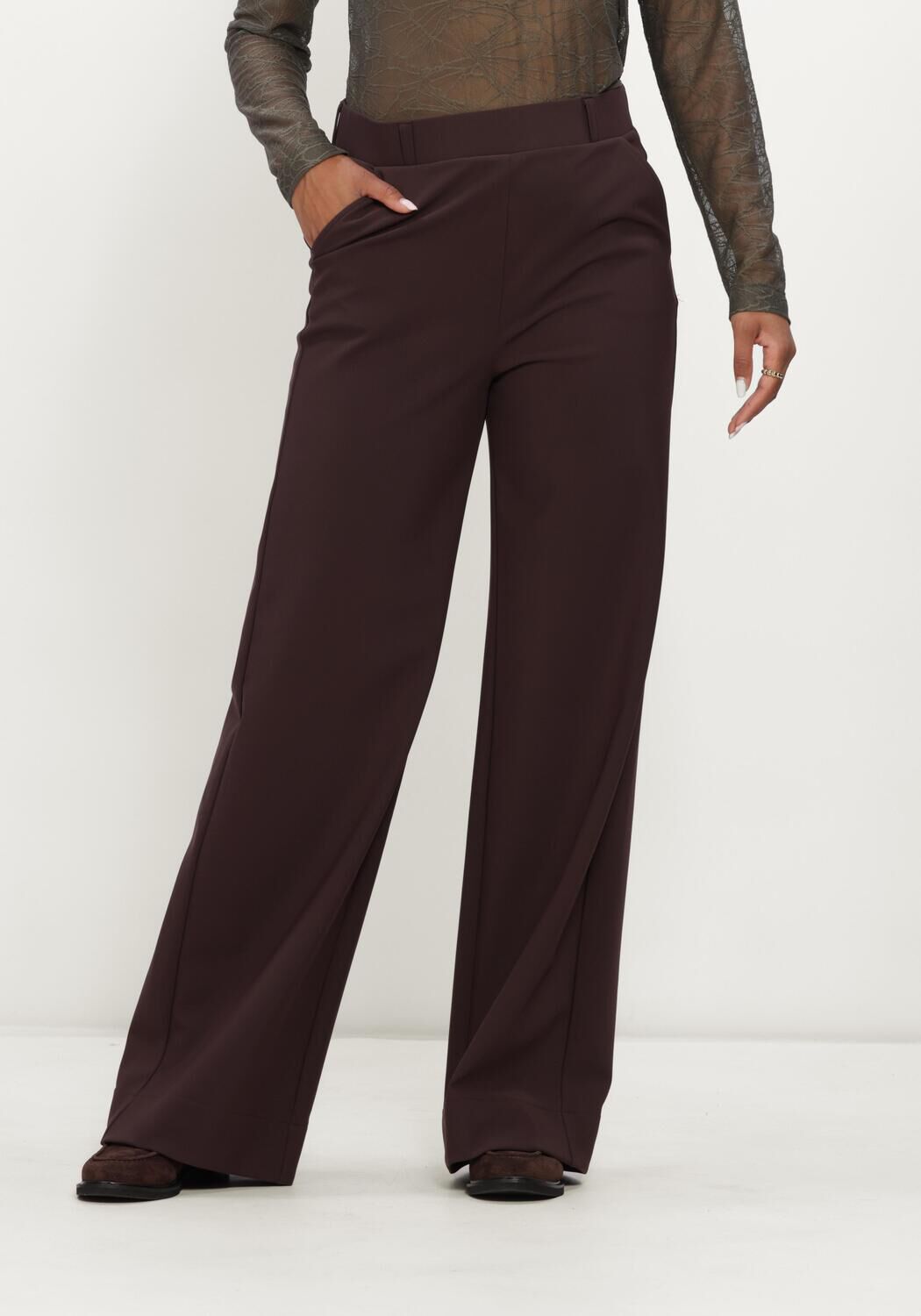 Plum STUDIO ANNELOES Wijde broek Lexie winter bonded trousers - large