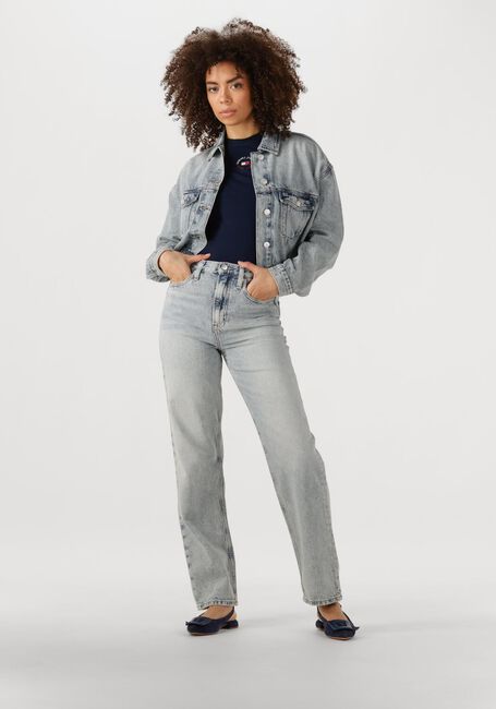 Blauwe TOMMY JEANS Spijkerjas OVSZ CROP TRUCKER JACKET BI6012 - large