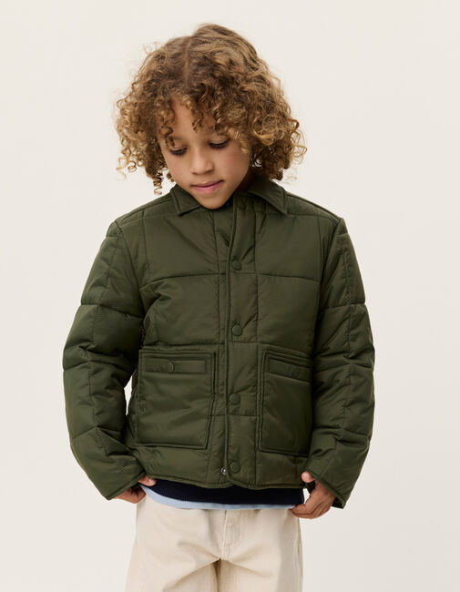 Olijf LES DEUX Gewatteerde jas MATT QUILTED JACKET - large