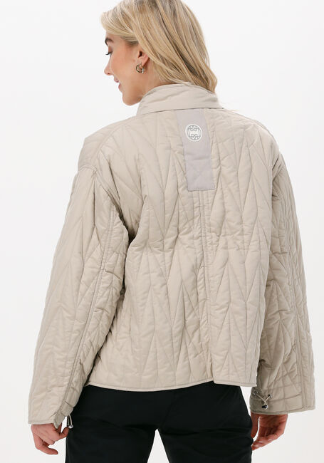 Zand LEVETE ROOM Gewatteerde jas MAGNOLIA 5 JACKET - large