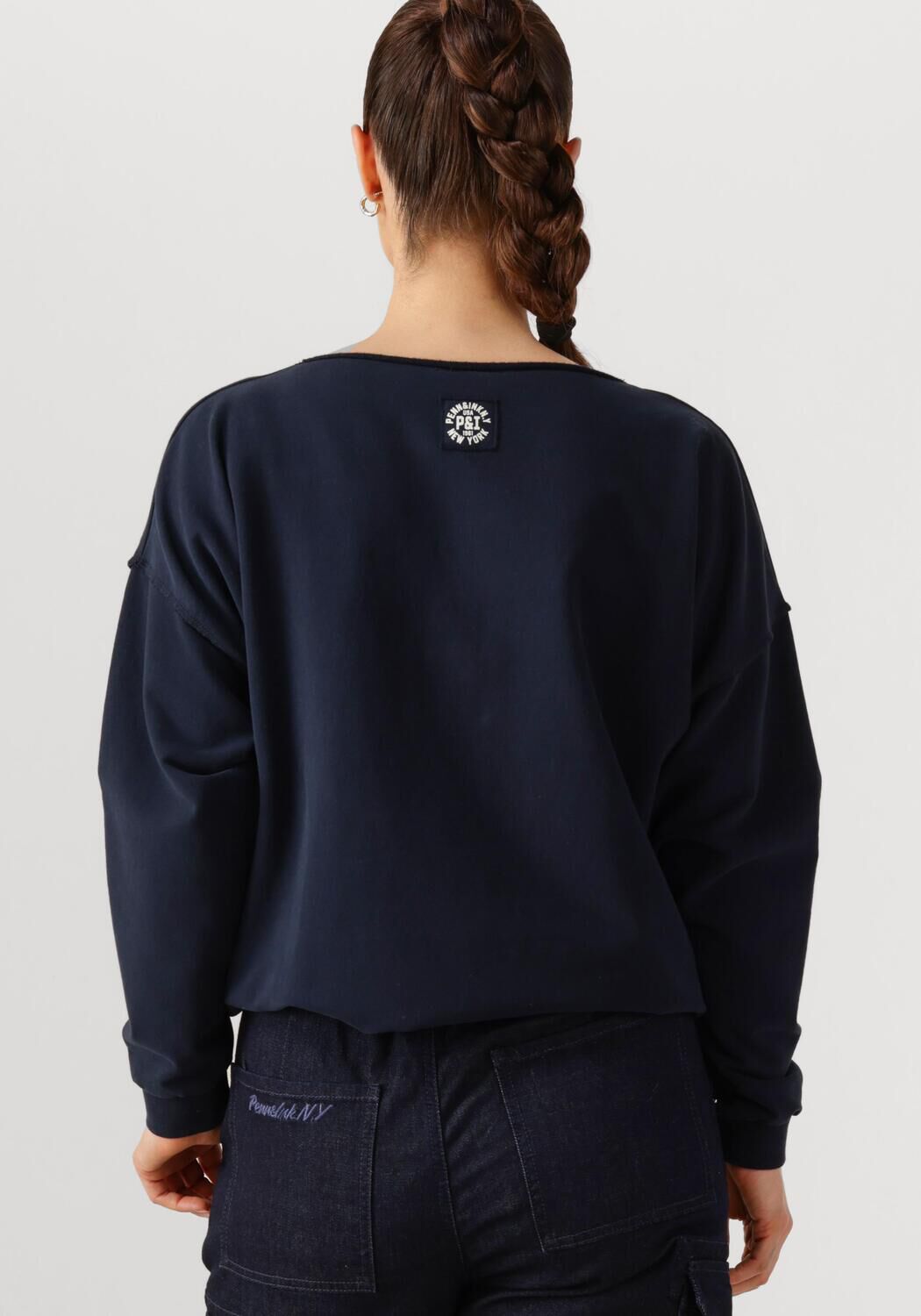 PENN & INK Dames Truien & Vesten Sweater W25f1703 Blauw