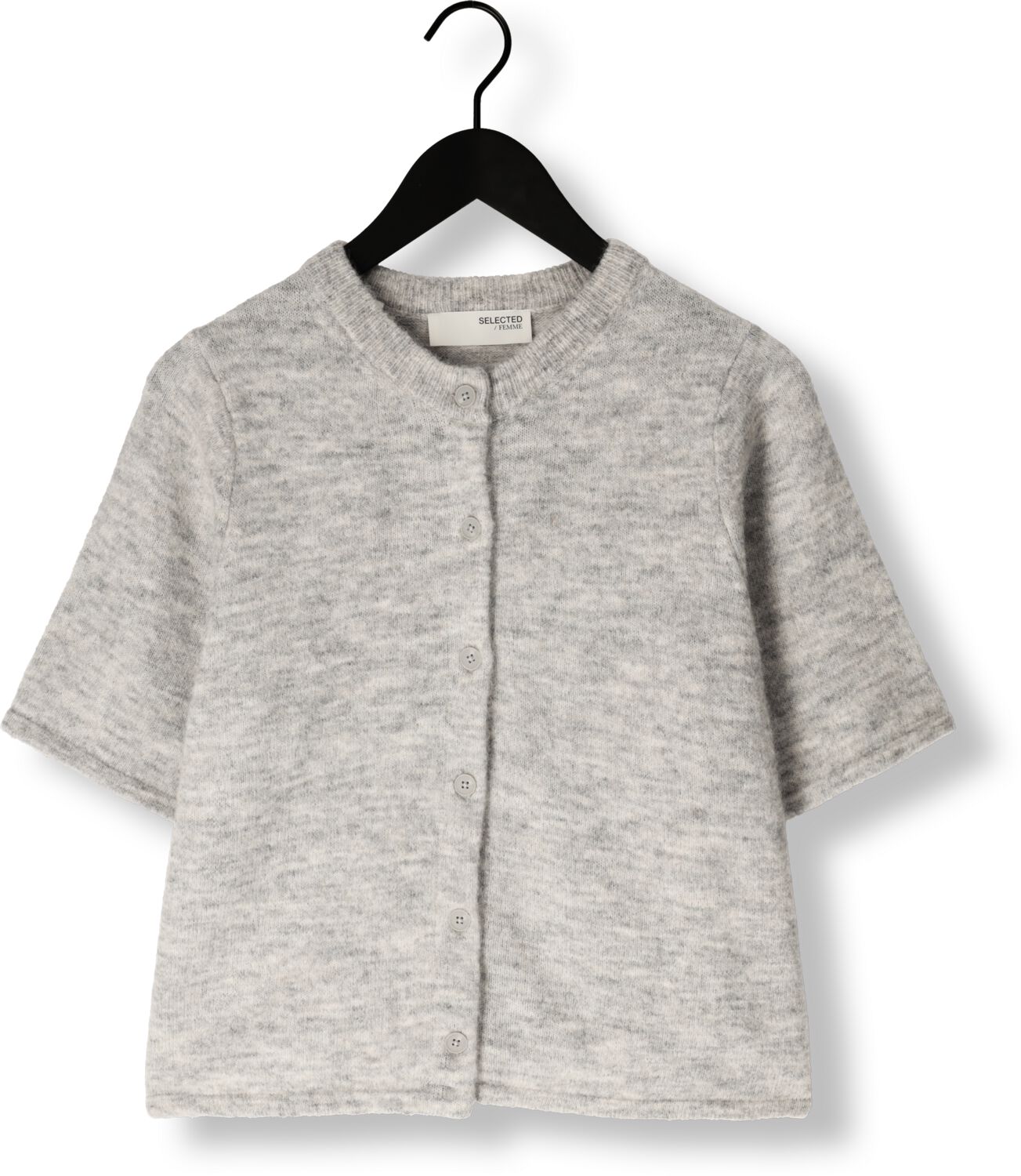 SELECTED FEMME Dames Truien & Vesten Slflulu 2 4 Knit Cardigan Grijs