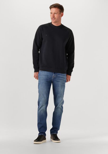 Zwarte GENTI Trui BASIC LOGO SWEATER - large