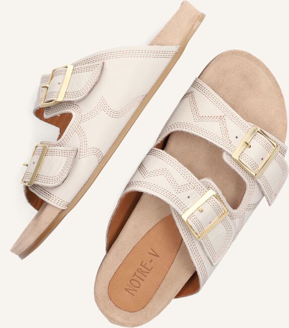 Beige NOTRE-V Slippers 10369 Beige NOTRE-V Slippers 10369 - large