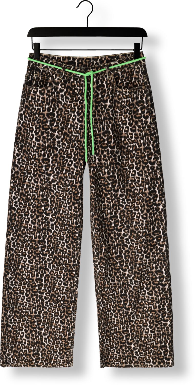 CIRCLE OF TRUST Dames Jeans Monica Wide Leg Bruin