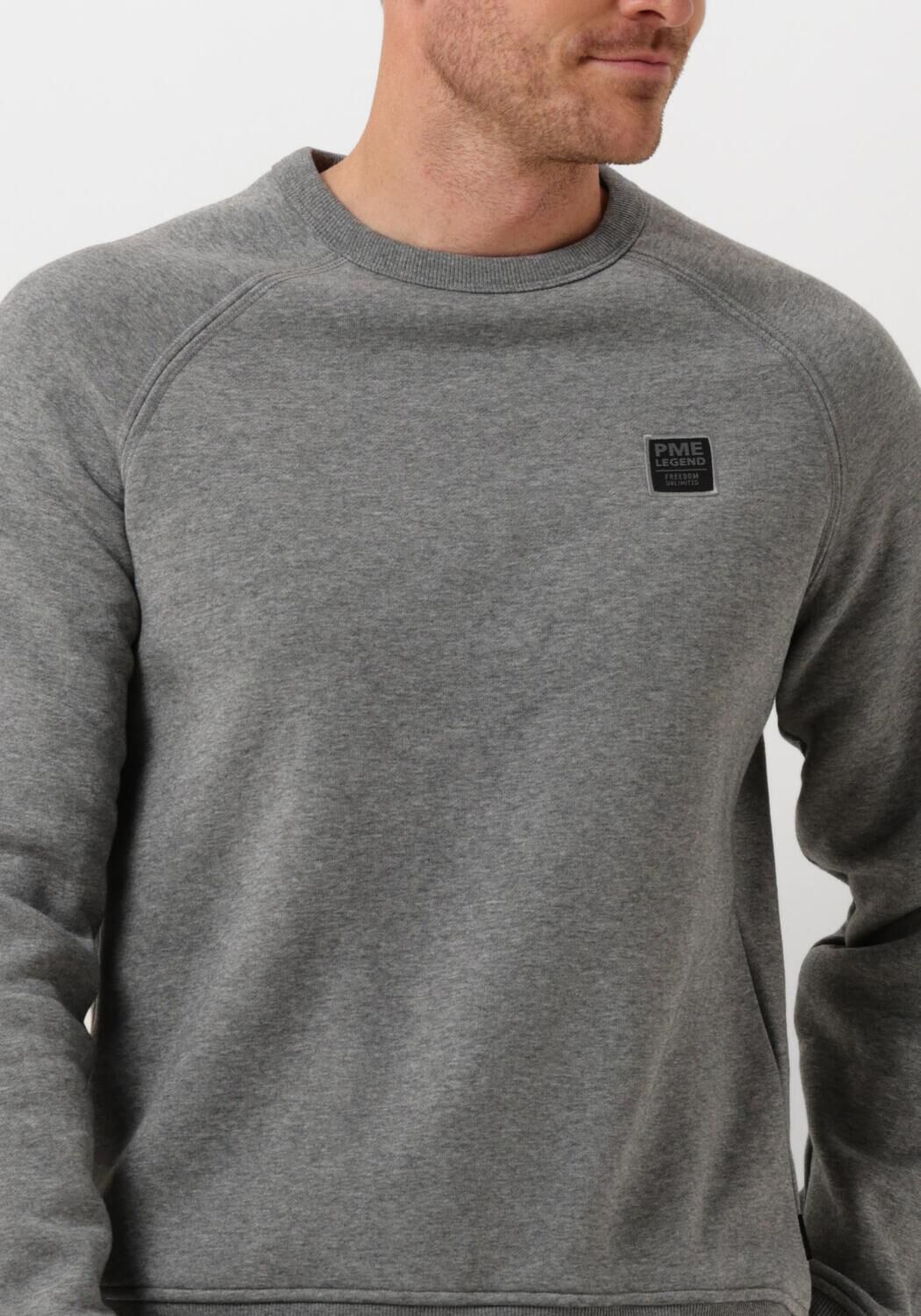 PME LEGEND Heren Truien & Vesten Crewneck Soft Fleece Sweat Grijs