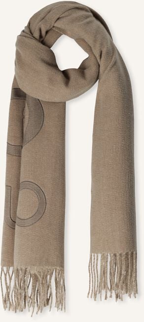 Taupe LIU JO Sjaal STOLA OVAL MONOGRAM Taupe LIU JO Sjaal STOLA OVAL MONOGRAM - large