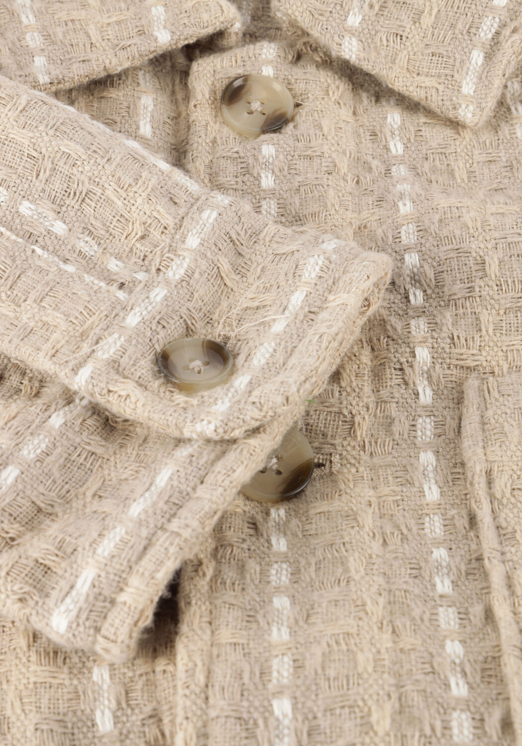 Beige DSTREZZED Overshirts LINO CHECK OVERSHIRT - large