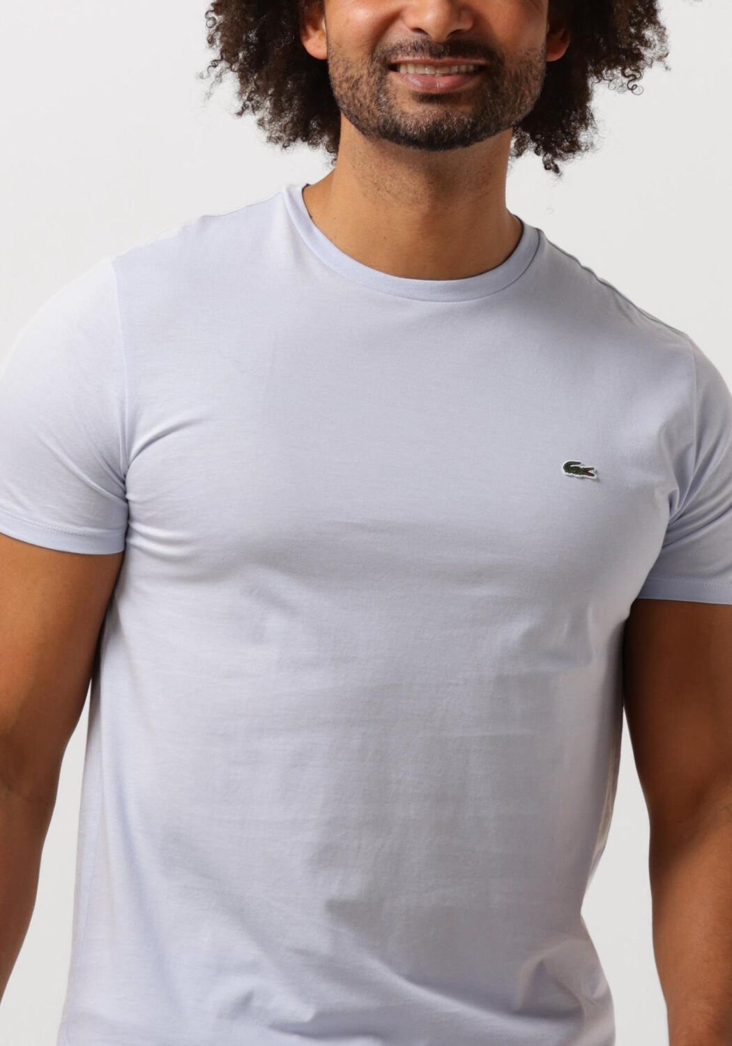LACOSTE Heren Polo's & T-shirts 1ht1 Men's Tee-shirt Lichtblauw