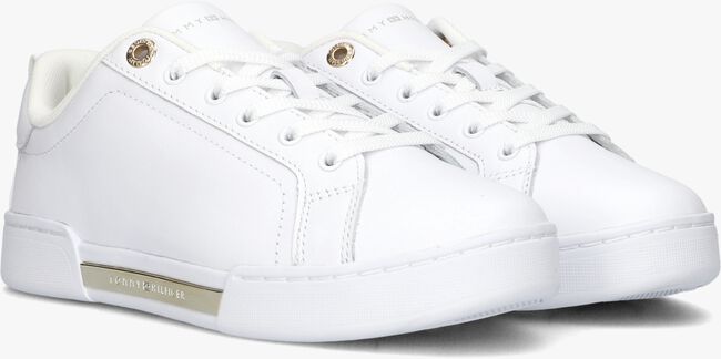 Witte TOMMY HILFIGER Lage sneakers CHIQUE COURT - large